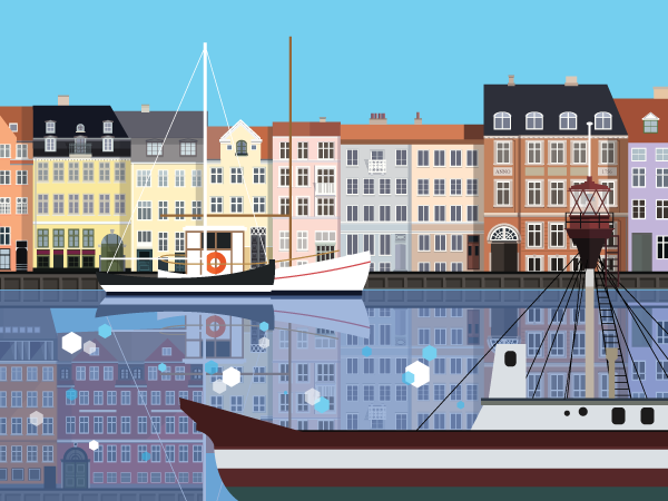 Amalie loves Denmark - Grafik von SIVELLINK | Aussteller auf der Formland Autumn 2015